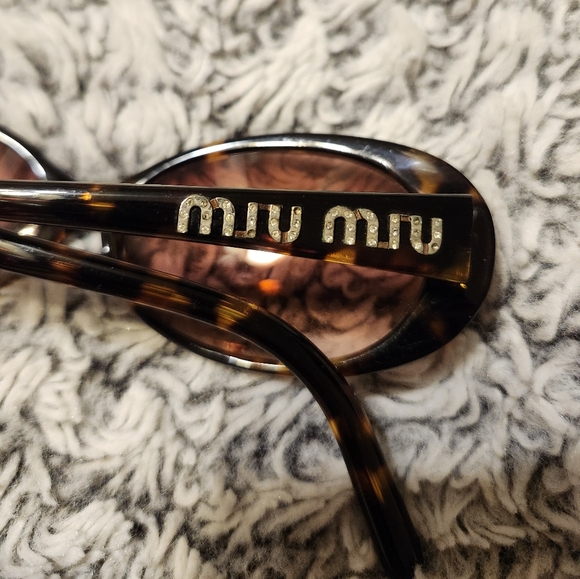 Sale🥰 Miu Miu Flaws Smu21g Tortoise Sunglasses - Picture 6 of 8